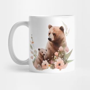 Bear with baby Mug